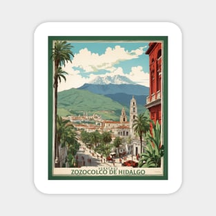 Zozocolco de Hidalgo Veracruz Mexico Vintage Tourism Travel Magnet