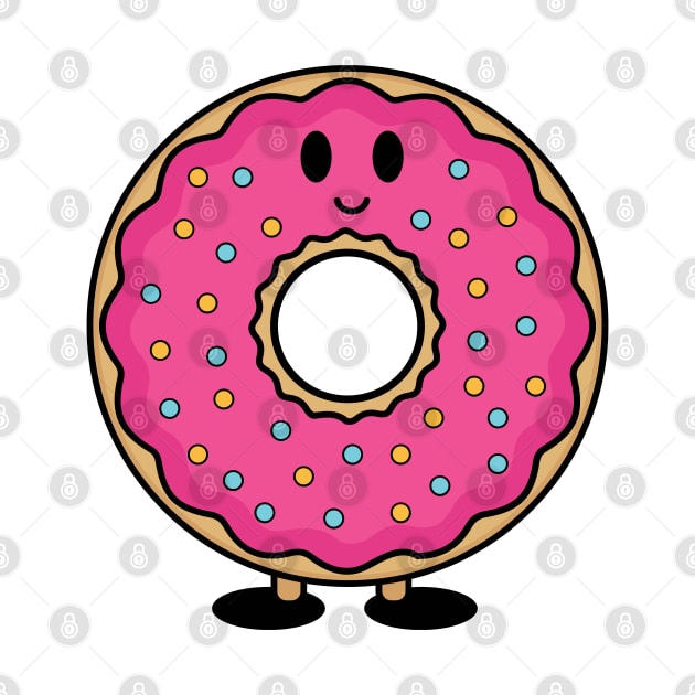 Adorable Donut by Shapes and Colors