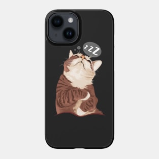 Sleepy cat Phone Case