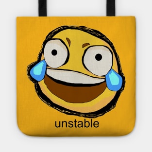 unstable emoji Tote
