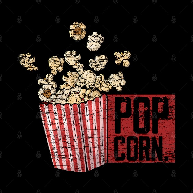 Popcorn Retro Cinema by ShirtsShirtsndmoreShirts