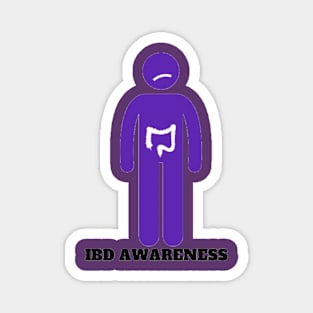 IBD Awareness Silhouette Magnet