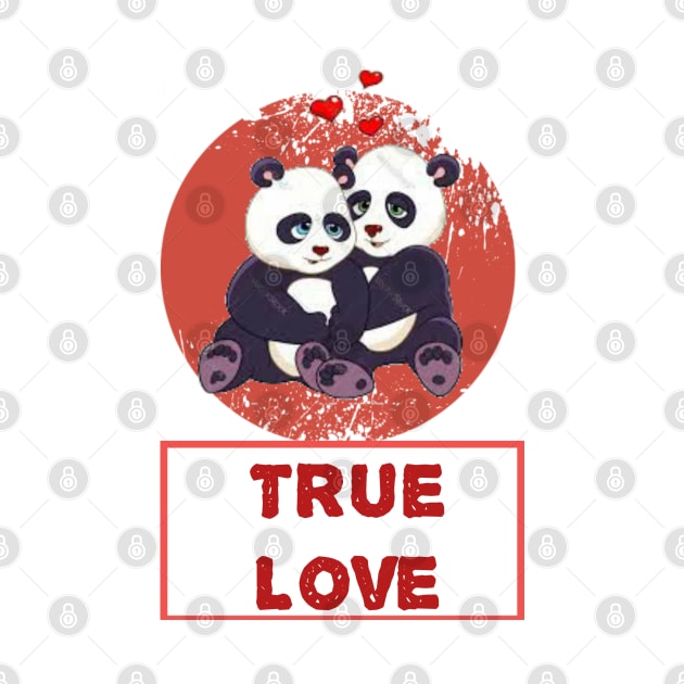 True love panda by Jumana2017