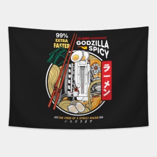 RAMEN STREET RACE Tapestry