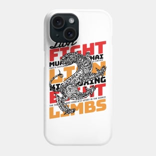 Lion Tattoo Muay Thai The Art of Eight Limbs Phone Case