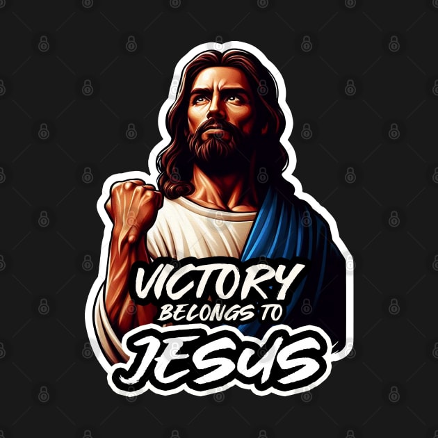 Victory Belongs To Jesus by Plushism