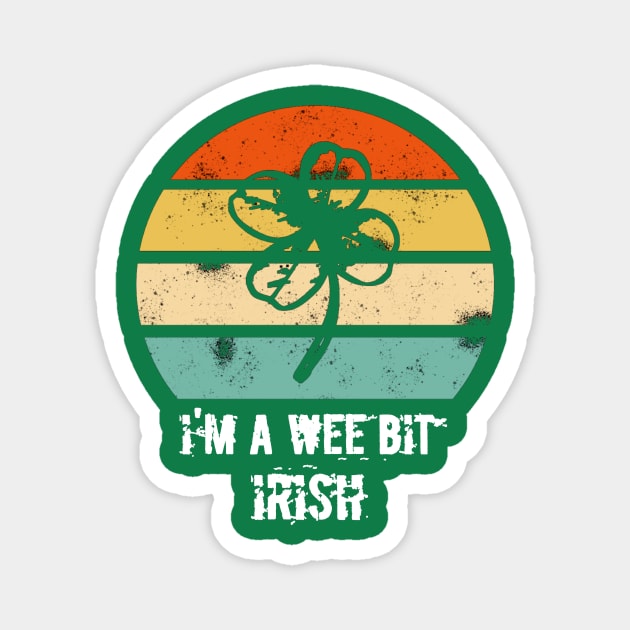 Vintage I'm a wee bit Irish Magnet by FouadBelbachir46