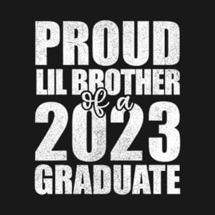 Proud Lil Brother 2023 Graduate T-Shirt