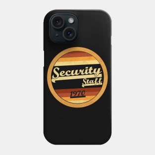 Vintage Security Staff Phone Case