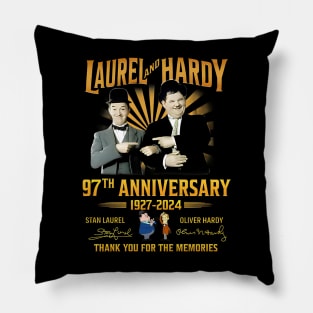 97th anniversary Laurel & Hardy Pillow