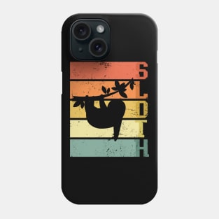 Retro Sloth Phone Case