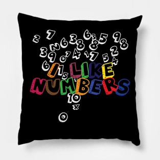 I Like Numbers Pillow