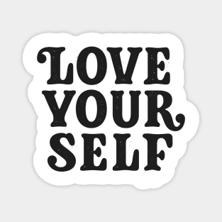 Love Your Self (black) Magnet