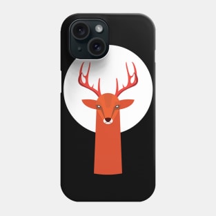 Deer and Moon Phone Case