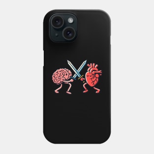 My Mind Versus My Heart Phone Case