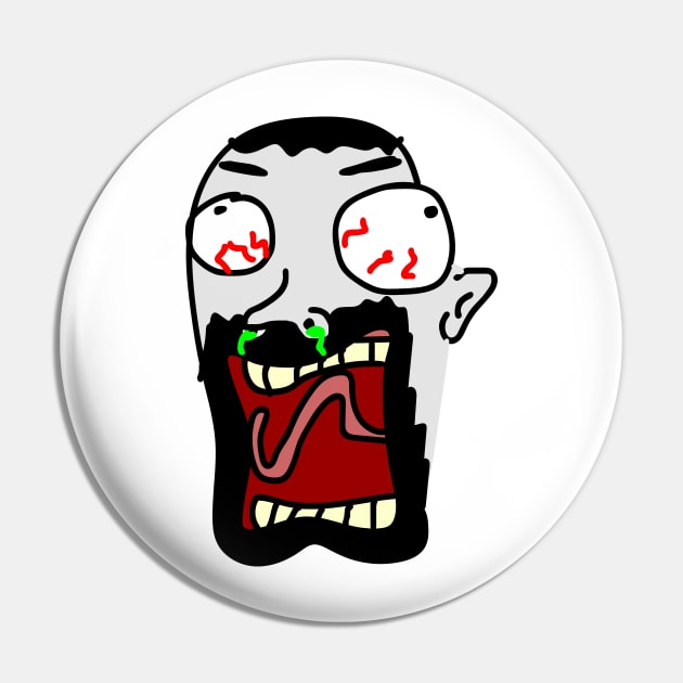 UGLY HUMAN FACE Pin by Baddy's Shop