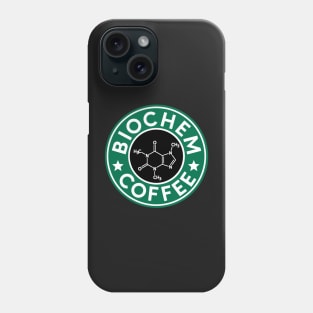 Biochemistry Coffee Caffeine Structure Star Laptop Science Chemistry Phone Case