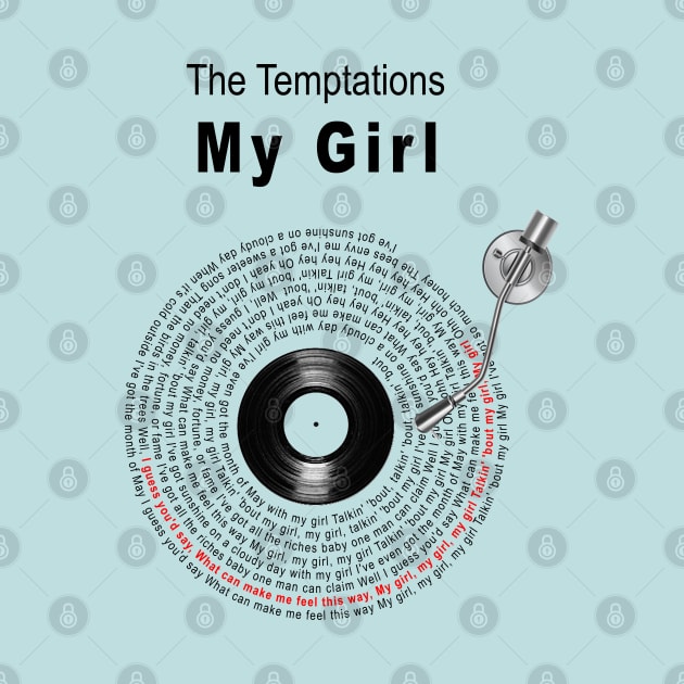 MY GIRL LYRICS ILLUSTRATIONS by Vansa Design