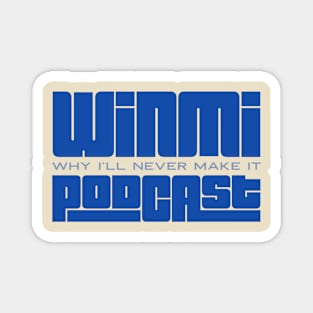 Retro Blue WINMI Magnet