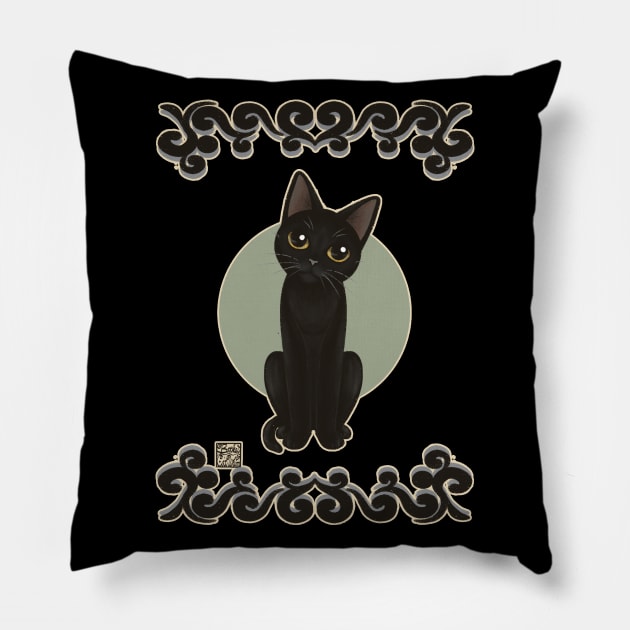 Adorable little kitty Pillow by BATKEI