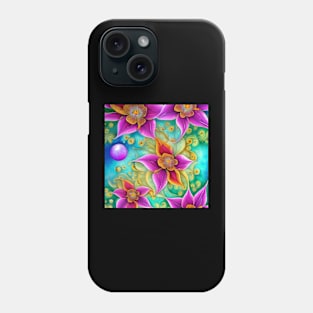 Purple Flowers Phone Case