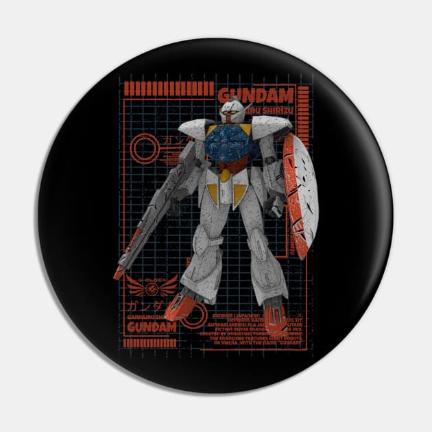 Turn A Gundam Pin by gblackid