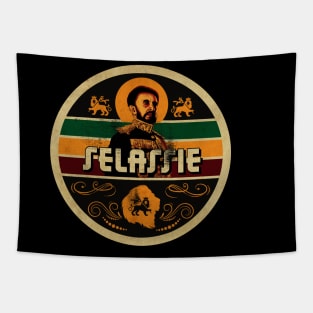 King Selassie I Jah Rastafari Tapestry