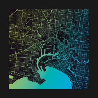 Melbourne Map T-Shirt