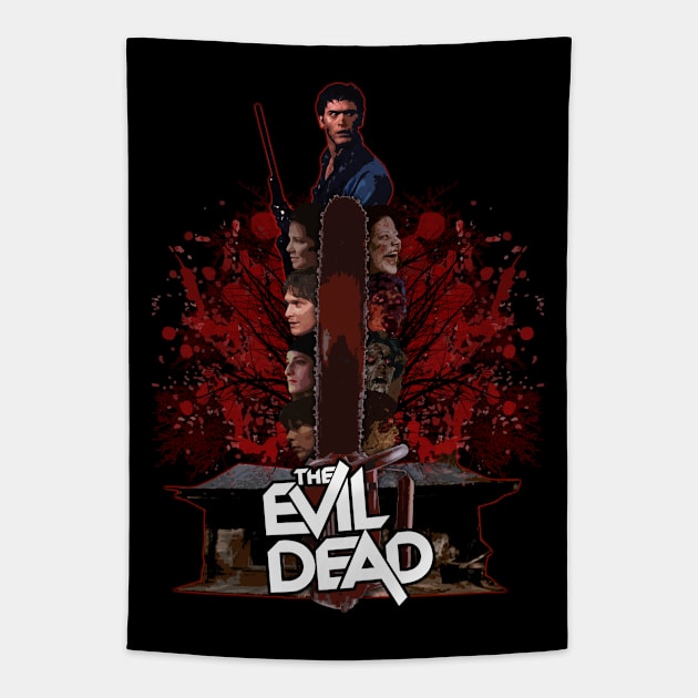 The Evil Dead (Chainsaw Design) Tapestry by Zogar77