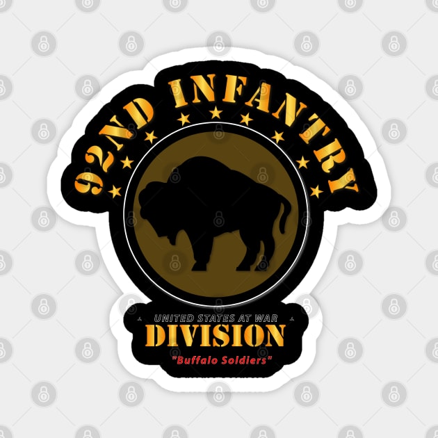 92nd Infantry Division - Buffalo Soldiers Magnet by twix123844