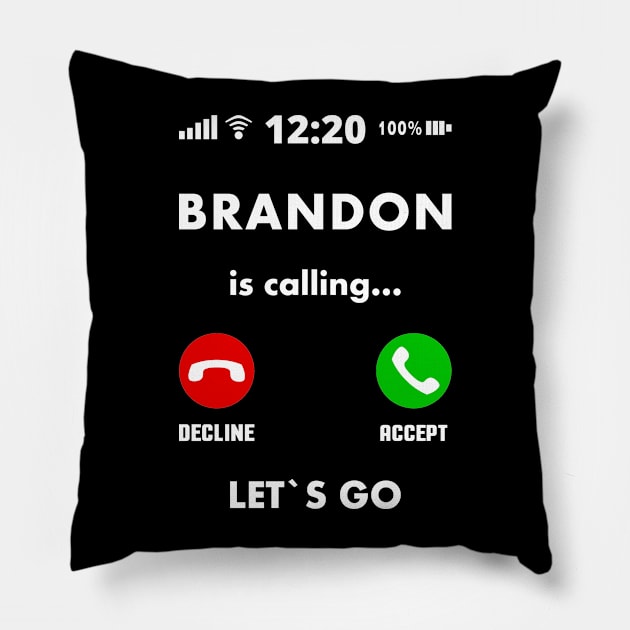 LET`S GO BRANDON - lets go brandon Pillow by shirts.for.passions