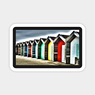 Blyth Beach huts Magnet