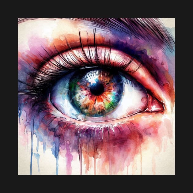 Psychedelic looking abstract illustration of an eye by WelshDesigns