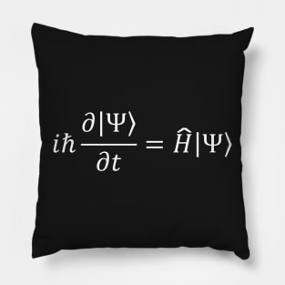 Schrodinger Equation - Quantum Mechanics And Science Pillow