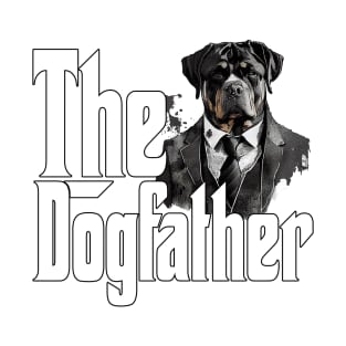 Rottweiler Dog Dad Dogfather Dogs Daddy Father Rottie T-Shirt