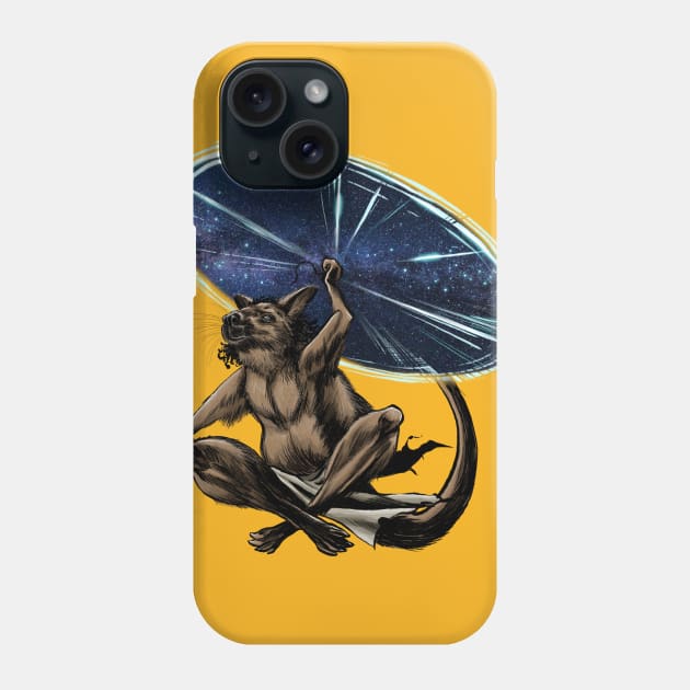 Cosmic wallaby Phone Case by ThirteenthFloor