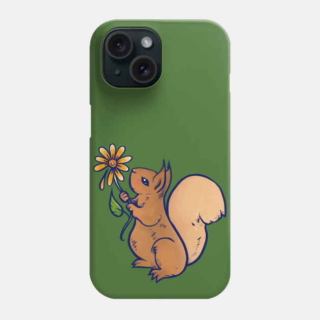 Squirrel Phone Case by bubbsnugg