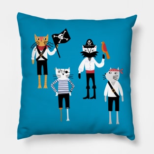 Pirate Cats Pillow