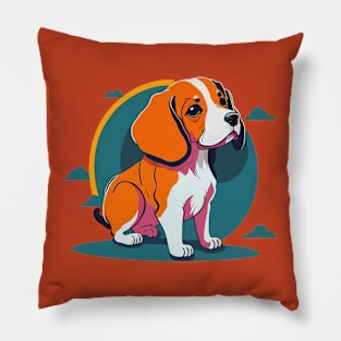 Beagle Portrait Pillow