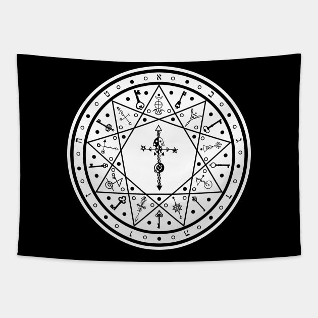 Chaos Magick: Sigil of the Gods and the 9 Keys Tapestry by Occult Designs