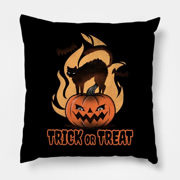 Halloween Trick Or Treat Pillow by MONMON-75