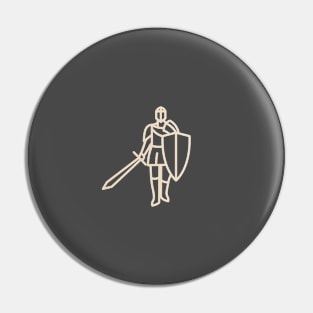 monoline knight Pin