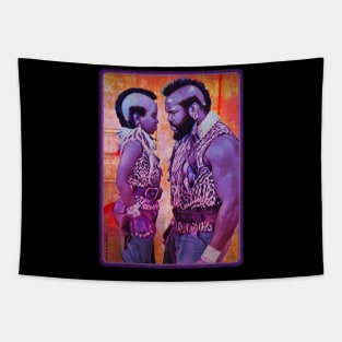 T and T - ARNOLD AND MR.T Tapestry