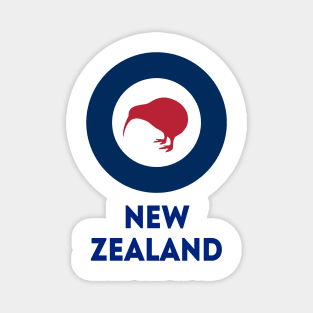 New Zealand Military Roundel, RNZAF, Royal New Zealand Air Force. Magnet