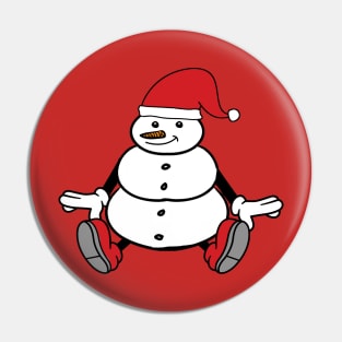 Cute snowman Pin