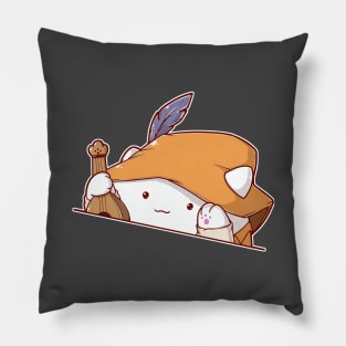 Cat Tabletop RPG Bard Pillow