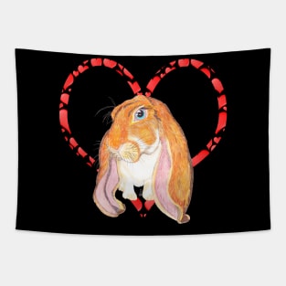 ENGLISH LOP HEART Tapestry