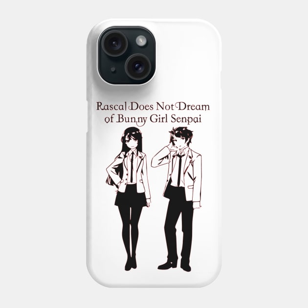 Bunny Girl Senpai Phone Case by OtakuPapercraft