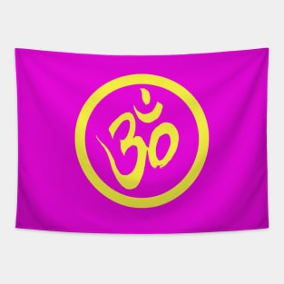 Spiritual Awakening OM Yoga Meditation Tapestry