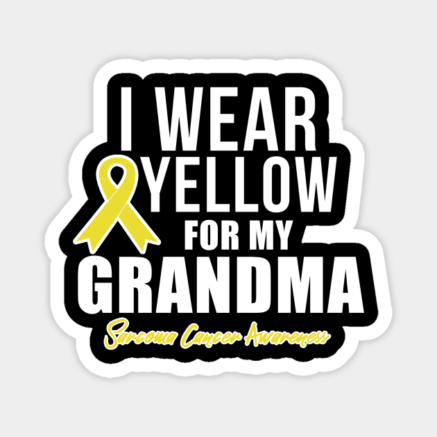 Sarcoma Cancer Shirt for Grandma Sarcoma Awareness Products Magnet by ChristianCrecenzio